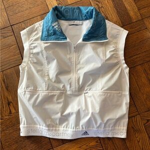 Stella McCartney x Adidas white and blue vest woman’s small